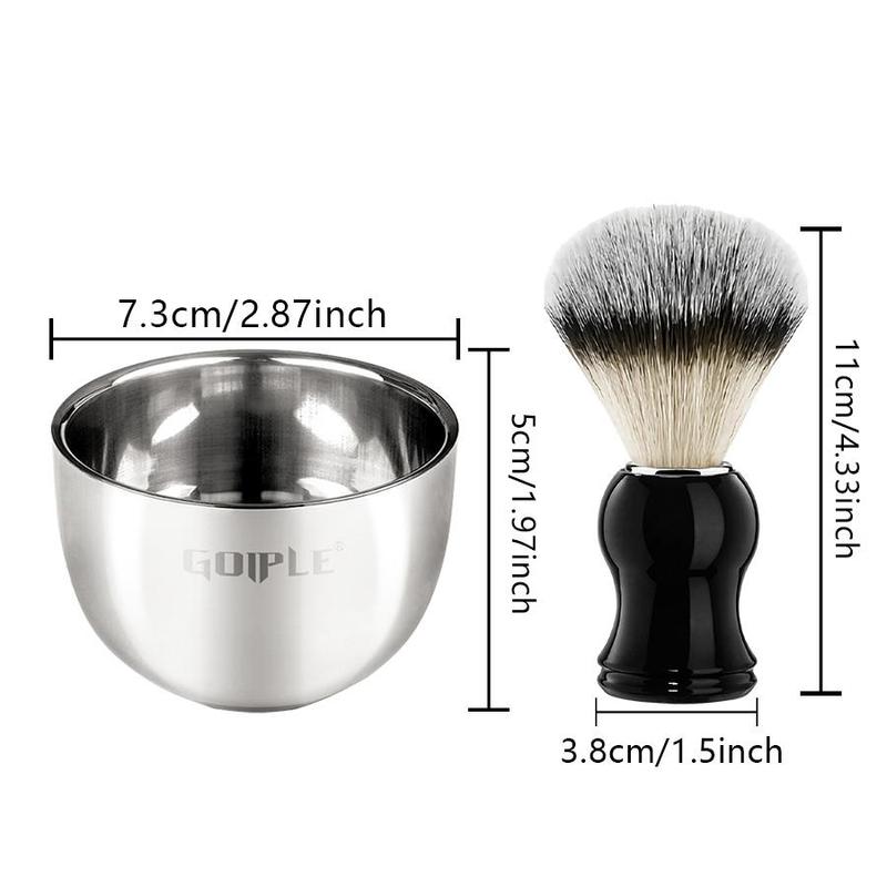 Product Introduction of Men's Shaving Brush Set, Shaving Brush & Shaving Bowl, Shaving Tool Set for Men, Perfect for Wet Shaving, Men's Gift 1