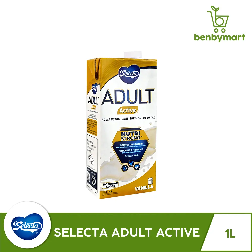 Selecta Adult Active Nutritional Supplement Milk Drink 1L