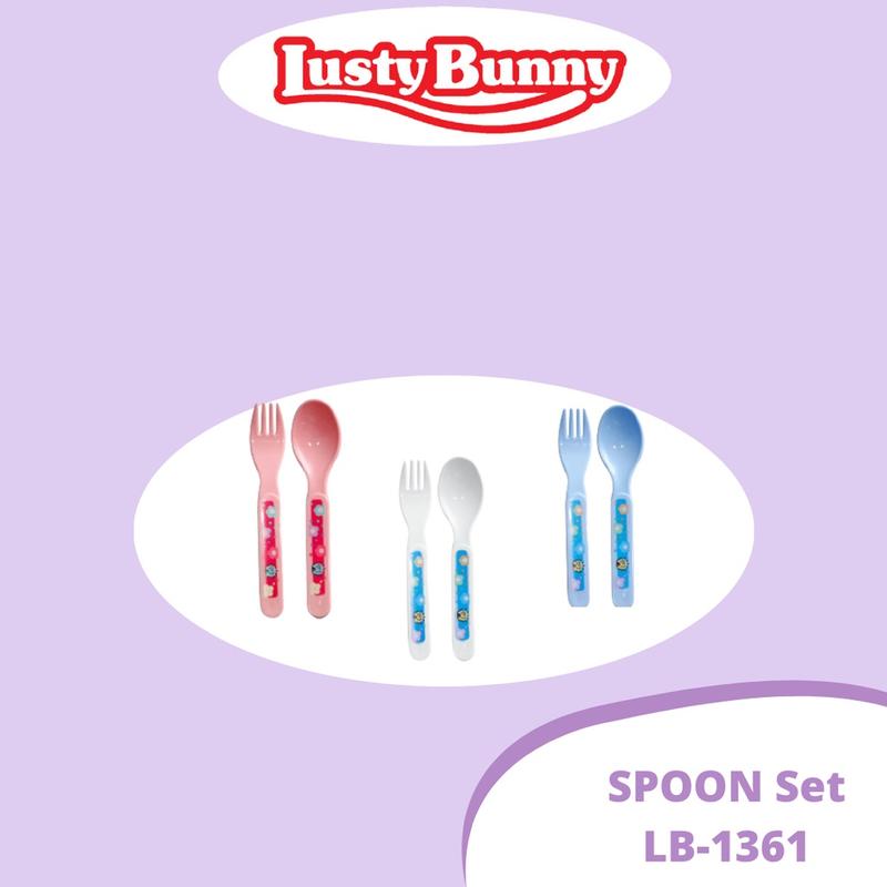 Product Introduction of LustyBunny Baby Spoons Set Sendok Perlengkapan Makan Balita 6