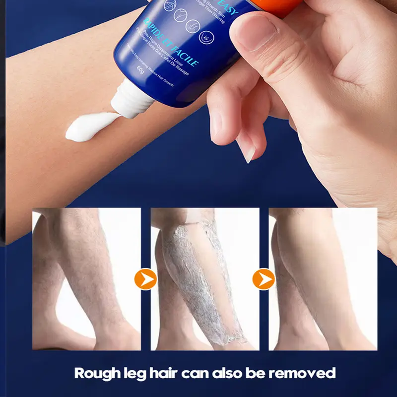 Kem Tẩy Râu Vĩnh Viễn Cho Nam, Tẩy Lông Mặt Và Cơ Thể, 60Ml 2