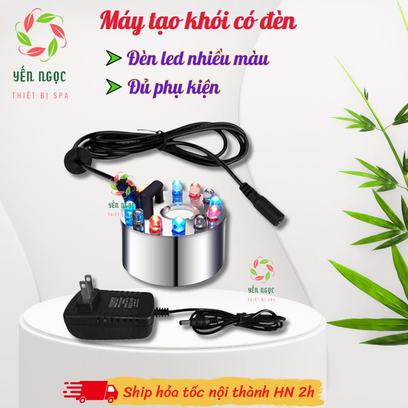 Máy tạo khói mini có đèn led nhiều màu cho bể cá, hòn non bộ, spa dưỡng sinh
