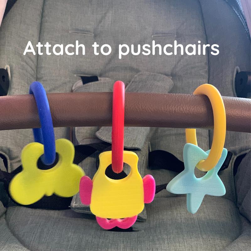 Gummee Link N Teethe Versatile Sensory Baby Teethe and Play Set 3