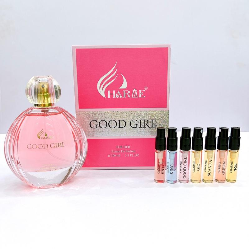 [ Mua 1 Tặng 7] Nước Hoa CHARME GOODGIRL PHIÊN BẢN 2024 100ml Thơm Ngọt Sang Quyến Rũ Tặng 7 Chai Mini