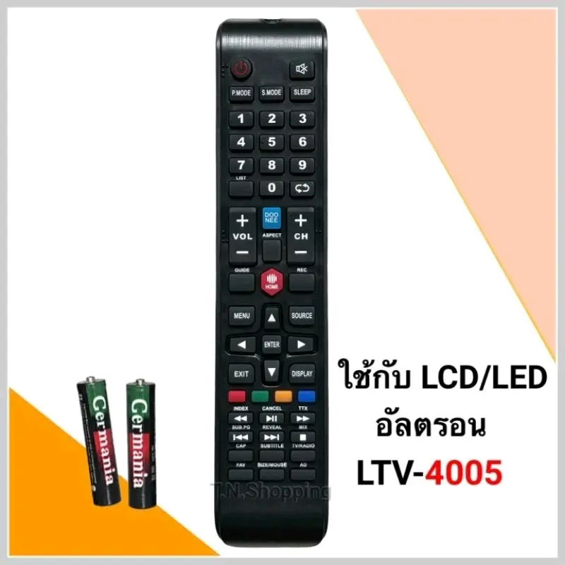 รีโมททีวี LCD/LED Smart TV ยี่ห้อ Altron รุ่น LTV-4005