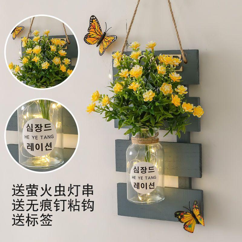 Product Introduction of ASU Wall Decoration Creative Small Pendant Ins Artificial Flower Bedroom Room Hanging Living Room Hanging Wall Decoration 20