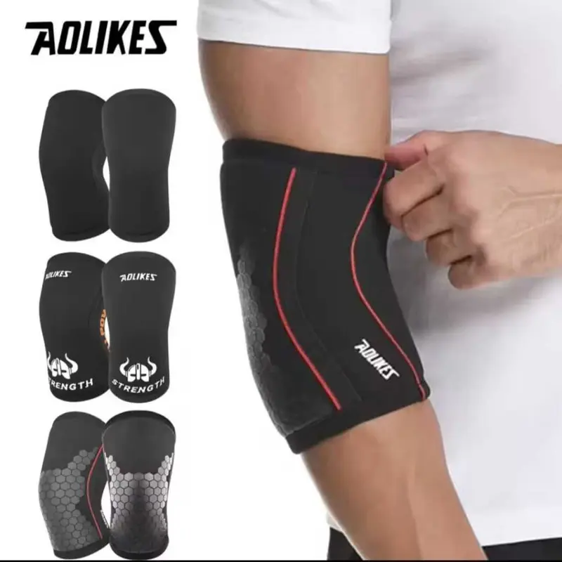 AOLIKES 7944 Pelindung Lengan Siku Deker Dekker Elbow Pad Olahraga Gym 0
