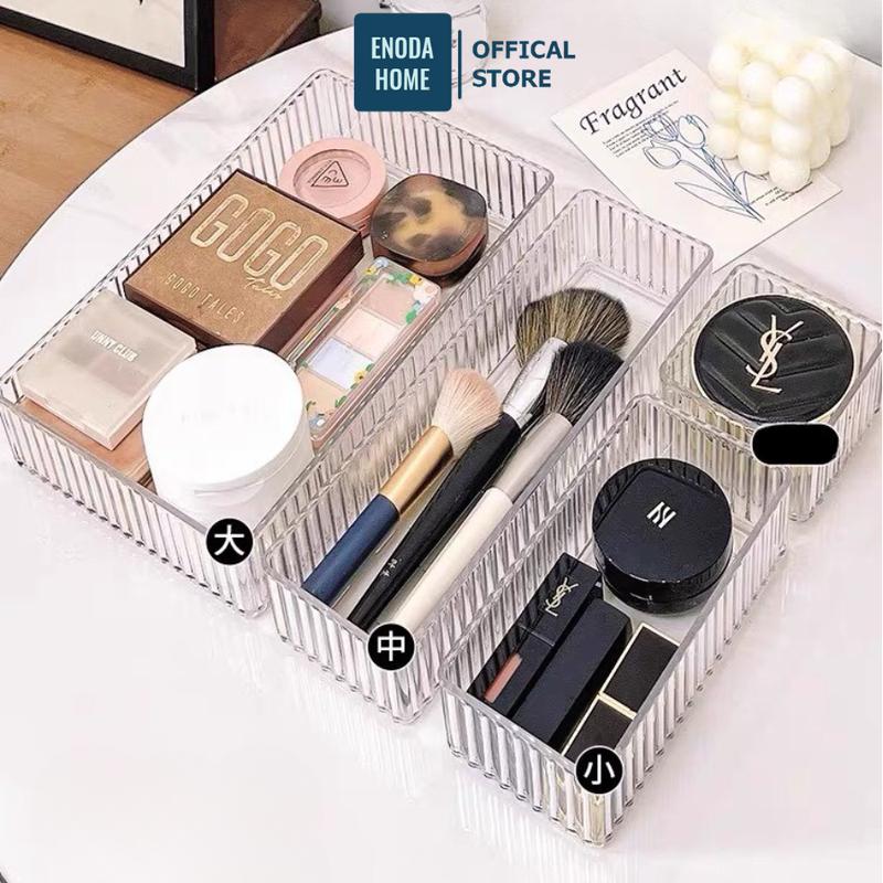 Khay Chia Ngăn Kéo ENODA HOME, Khay Nhựa Trong Đựng Mĩ Phẩm Có Thể Xếp Chồng, Khay Nhựa P300