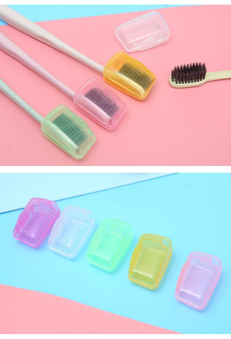 Product Introduction of 1PC Portable Toothbrush Head Protective Cover Dustproof Head Cover Toothbrush Head Protective Case For Travel Hiking Camping 3