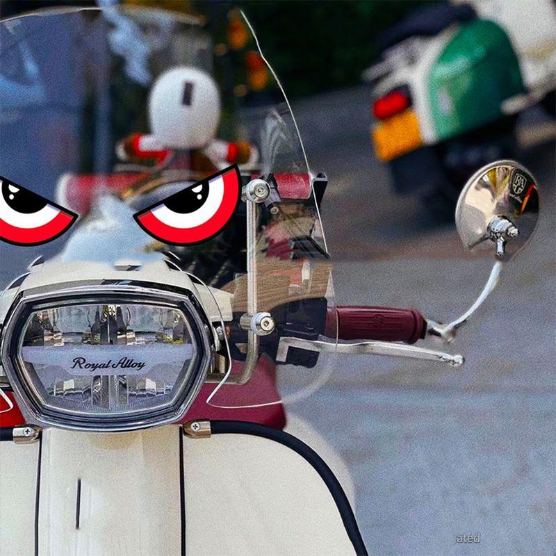 Product Introduction of Reflective Demon Eyes Motorcycle Sticker Funny Stickers Hokage Cartoon Eyes Body Decal Waterproof Decoration Motorbike Styling Accessory 18