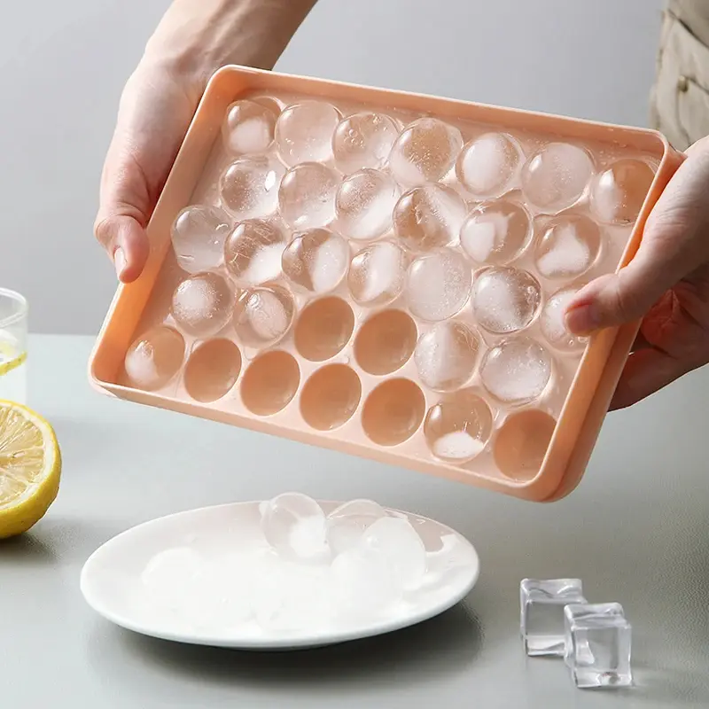 Cetakan Jelly Plastik Bulat / Cetakan Pudding Bulat / Cetakan Es Bulat