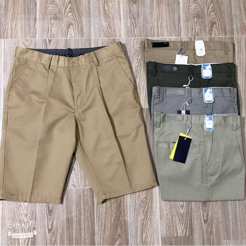 Quần ngố kaki nam trung niên tặng bố chất mềm giá hạt rẻ Thông thường