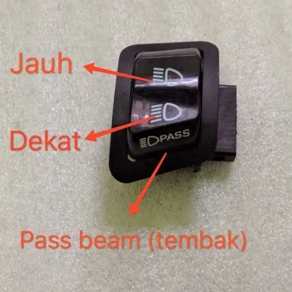 TOMBOL PASS BEAM 4 PIN VARIO LED OLD 2016-2017 1