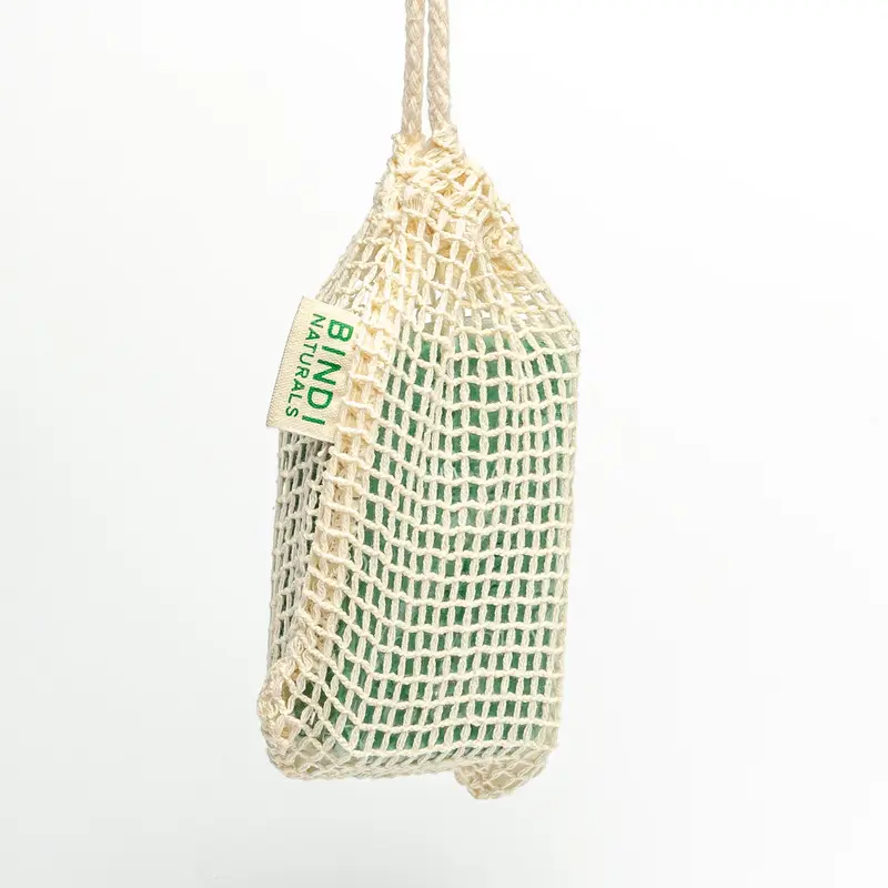 Túi đựng xà phòng tạo bọt 100% cotton Nhà Tắm Bông Tắm 2