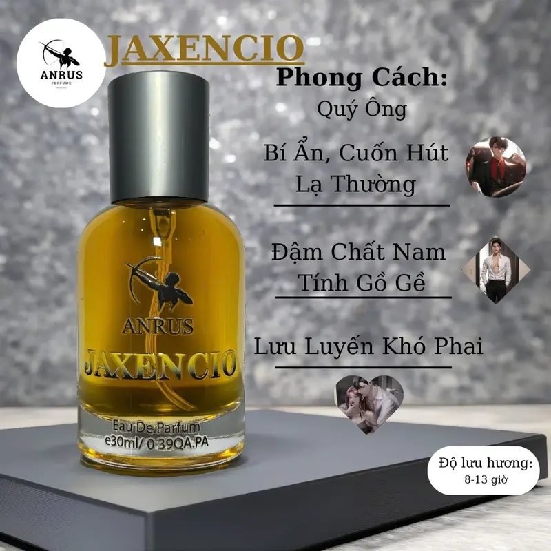 Nước Hoa Nam JAXENCIO - ANRUS Perfume Chai 30ml Phong Cách Nam Tính, Gồ Gề, Bí Ẩn, Cuốn Hút 2
