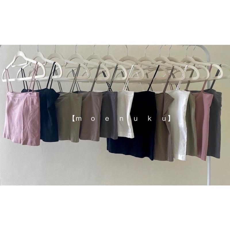 Tanktop Basic Tengtop Wanita Crop Top Tanktop Casual OOTD 1