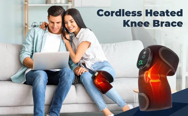 Product Introduction of Electric Shoulder Massager Thermal Elbow Support Belt  Joint Relax Knee Heated Massage 64
