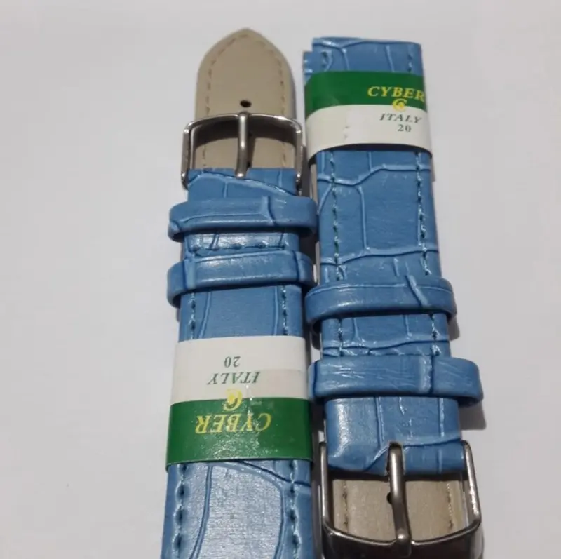 TALI STRAP JAM TANGAN KULIT UKURAN 20mm / 22mm Coklat Hitam 7