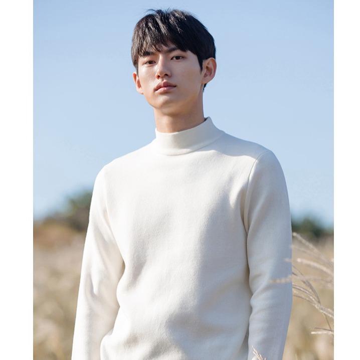Áo Len Cổ Cao 3 Phân Nam Nữ Dài Tay Cao Cấp Wool Menswear
