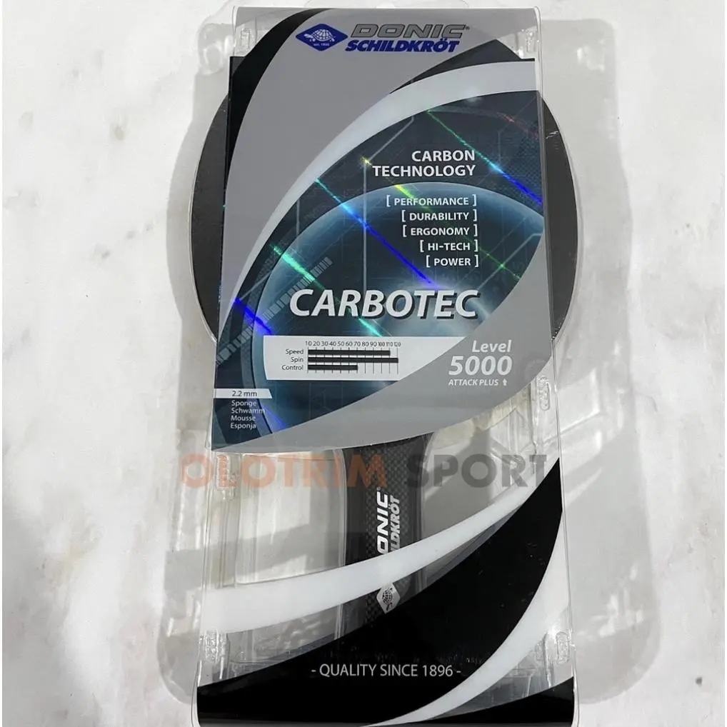 Schildkrot Carbotec 5000 Bat Bet Ping Pong Tenis Meja Original