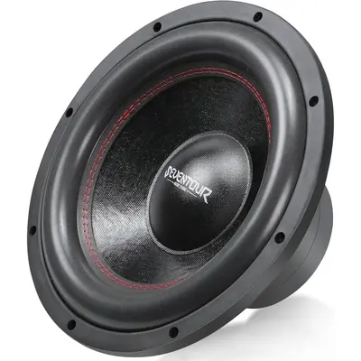 Rockville 10" Shallow Mount Car Subwoofer + Sealed Box Combo - 1200W Peak, 300W RMS, 4-Ohm (W10T4-S4)