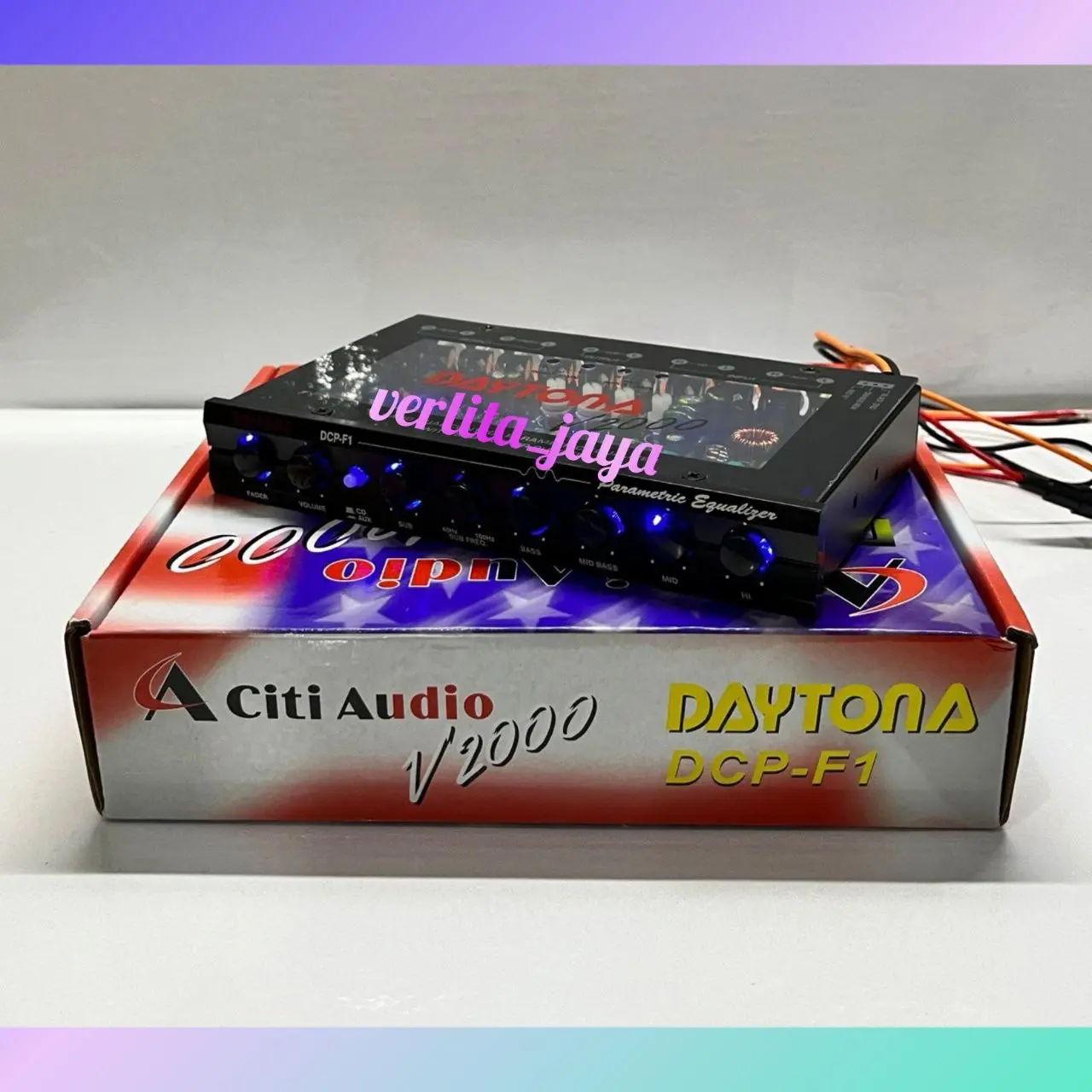 PARAMETRIK EQUALIZER DAYTONA DCF-F1 V2000 TERMURAH CAR AUDIO MOBIL