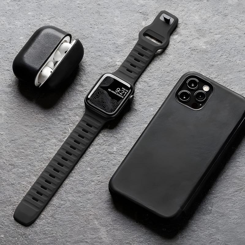 Soft Silicone Sport Strap Wristband, 1 Count Waterproof Replacement Watchband, Watch Strap for Apple Watch 6