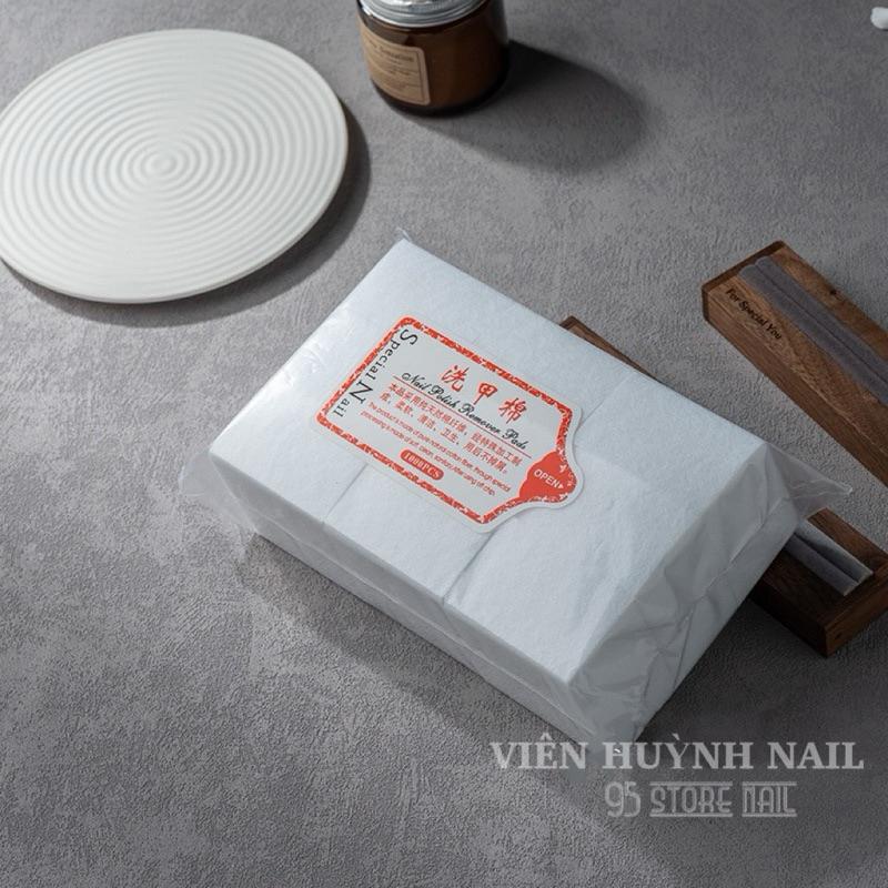 Giấy lau gel nail bịch 1000 tờ giấy lau móng loại cứng xịn không đổ lông