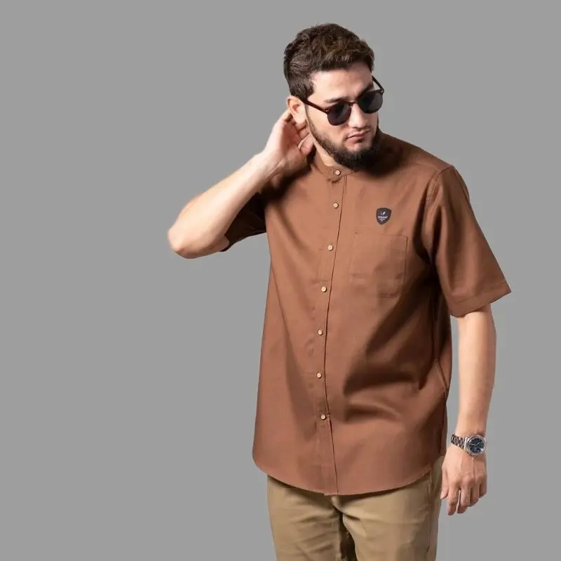 BAJU KOKO POLOS KALEM LENGAN PENDEK TOYOBO PREMIUM