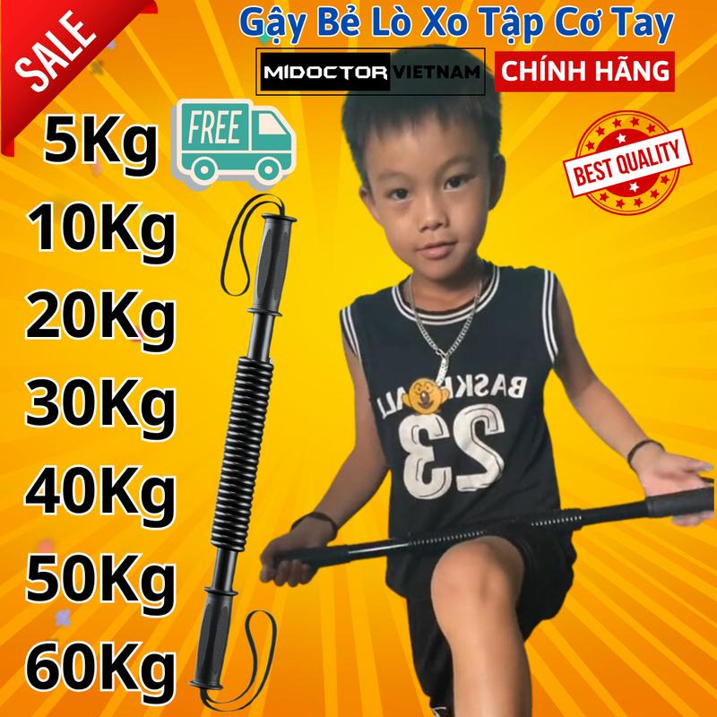 Thanh Gậy bẻ lò xo 5Kg 10kg 20kg Cho Bé Trẻ Em 30kg 40kg 50kg 60kg tập cơ tay - Hãng miDoctor