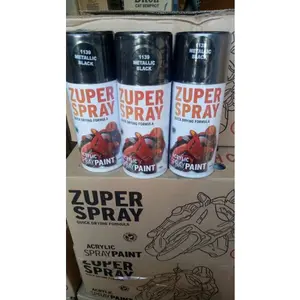 pilok pilox zuper metallic black 1139 150cc zuper spray metallic black 1139