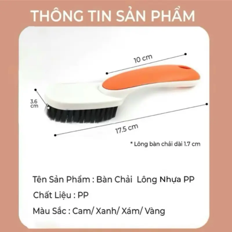 Bàn Chải Đa Năng Đánh Giày , Làm Sạch Quần Áo 6