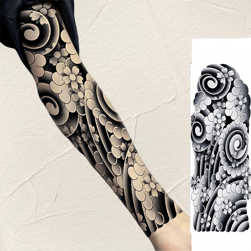 Semi-Permanent Waterproof Tattoo Stickers for Men & Women - Cute & Domineering Body Art 1