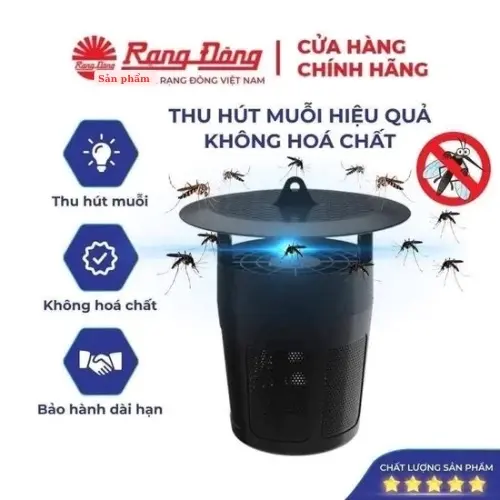 Đèn bắt muỗi Rạng Đông chính hãng, Món Muỗi rang hot nhất năm, bắt muỗi tốt, không gây tiếng ồn, an toàn khi sử dụng, không độc hại.