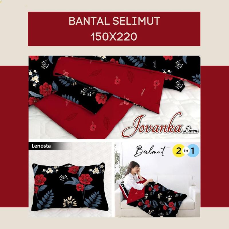 Jovanka Two In One BALMUT Bantal Selimut Ukuran 150x220 2