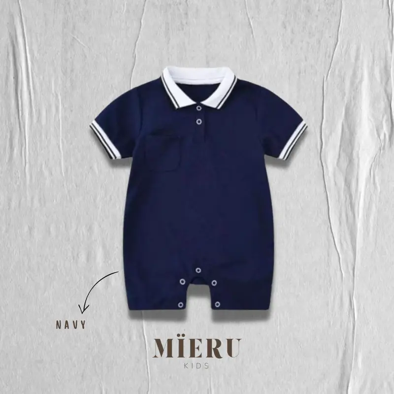 Mieru Kids - Polo Jumper Bayi [SNI] Casual Cotton Newborn 2