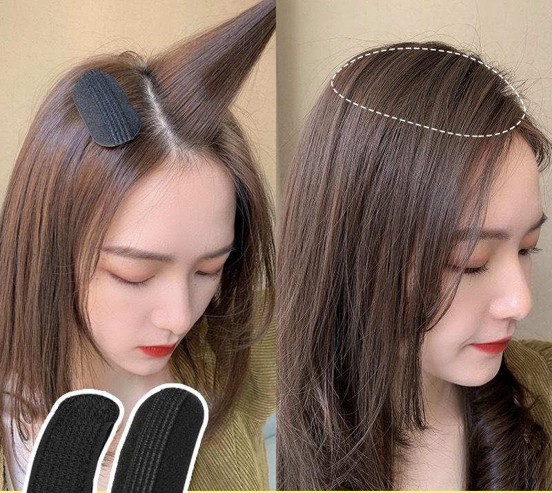 Set 2 chiếc kẹp làm phồng chân tóc kẹp đệm tóc dày và bồng bềnh cho nữ