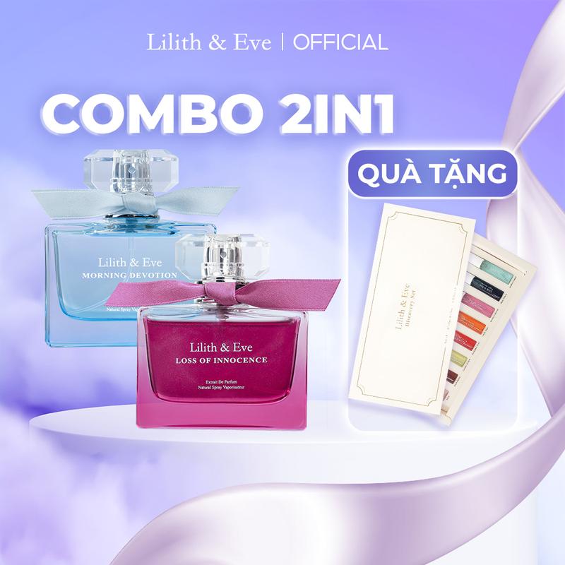 [Chỉ có trong livestream] Combo nước hoa Lilith and Eve Morning Devotion + Lilith and Eve Loss of Innocence + Tặng discovery set