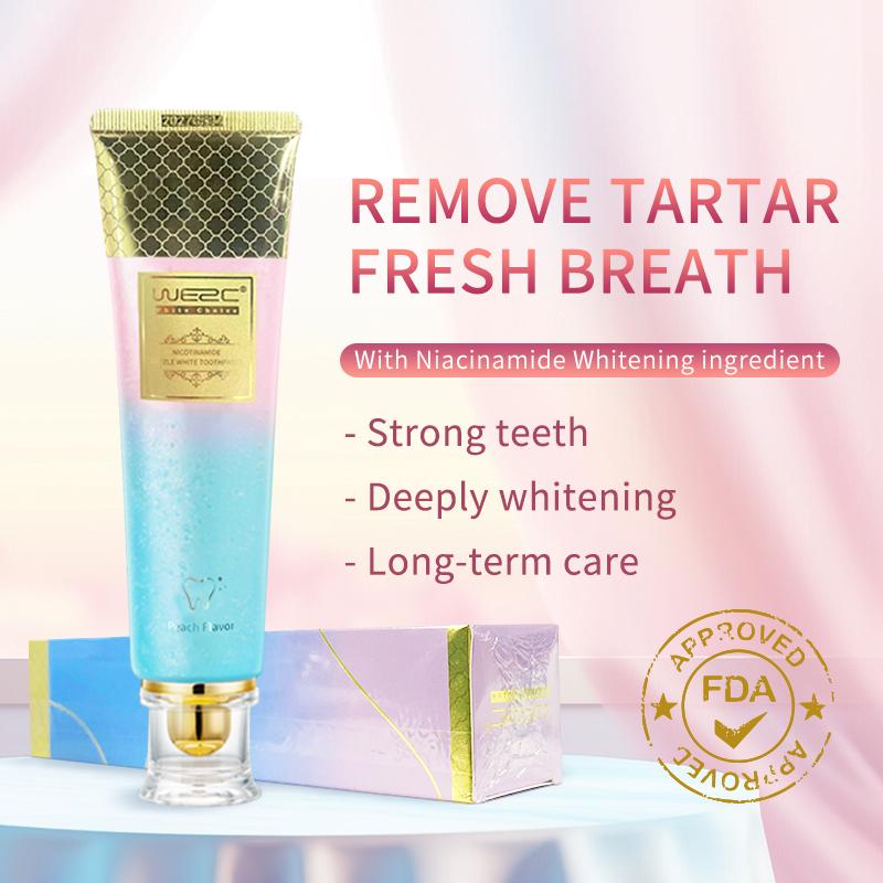 WE2C【Tripel Whitening】Niacinamide Whitening Toothpaste 100g - TikTok ...