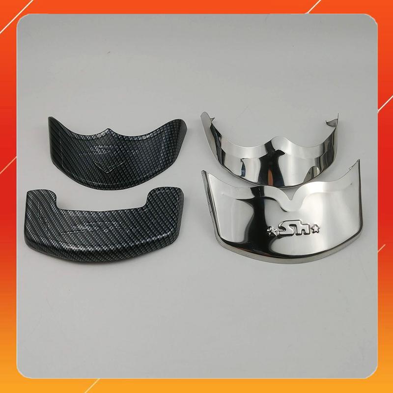 Bộ ốp mỏ đuôi dè INOX Carbon xe Sh nam 125i 150i năm 2012 2013 2014 2015 2016 2017 2018 2019 chỉ mũi chắn bùn trước sau che mõm Sh Việt 125 150