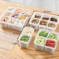 Gambar Wadah makanan bumbu dapur dengan lapisan terpisah 4-6-9 kotak penyimpanan - 6 Sekat dari 55K Mall Kab. Tangerang 2 Tokopedia
