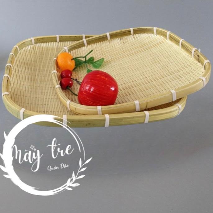 Rá Trắng- -Ô Vuông đựng trái cây , hoa quả trang trí Rổ Tre - TikTok ...