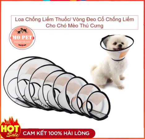  Loa Chống L.iếm   Vòng Đeo Cổ Chống L.iếm Cho Chó Mèo Thú Cưng 