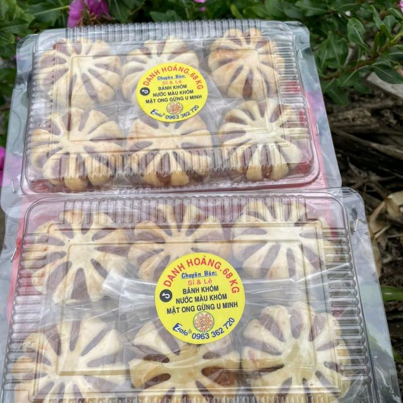 bánh khóm hoa mai vị ngọt nhẹ tắc cậu Kiên Giang