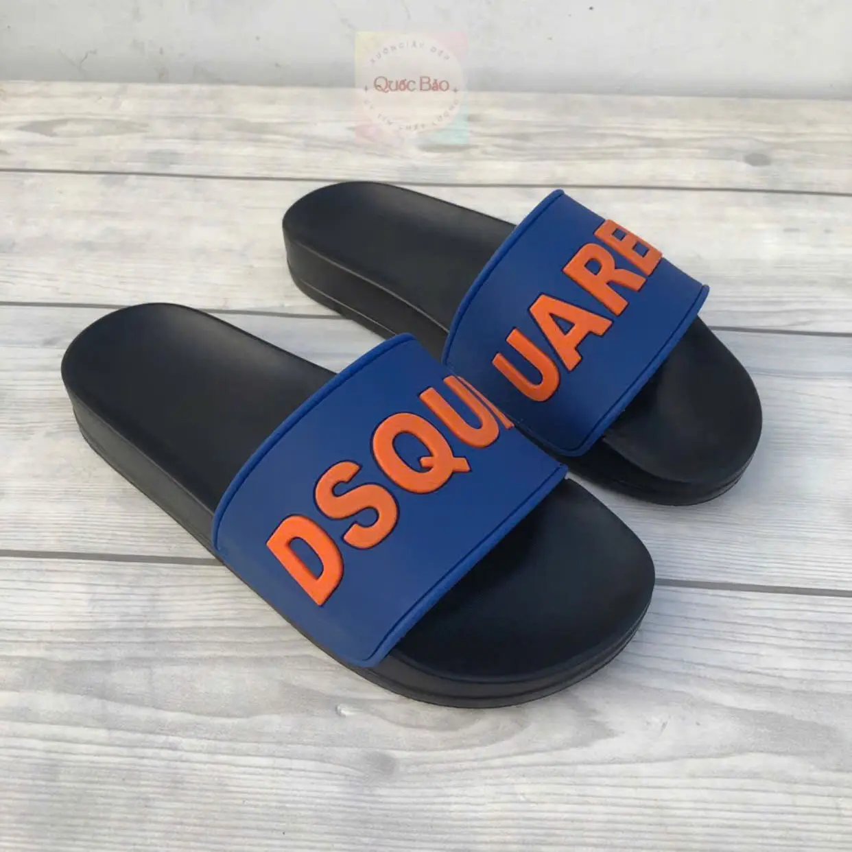 Dép lê ĐS QUỜ XANH nam nữ size 35-42 dép dẻo nhẹ DéP Nam Quai Ngang Đế Bằng Slipper