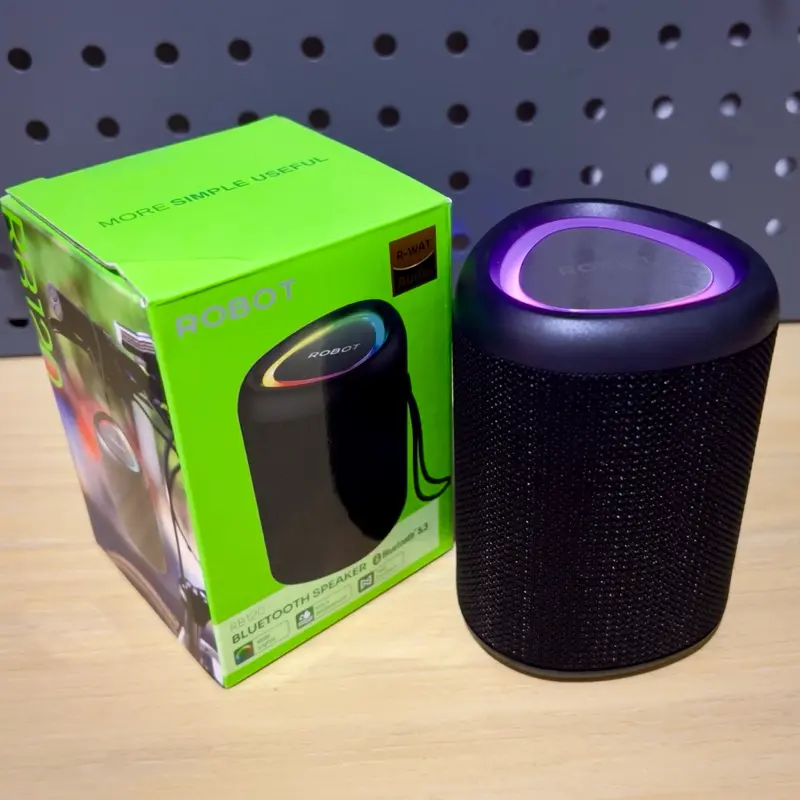 ROBOT R120 Speaker Bluetooth RGB Light 1200mAH High Quality Sound Wireless Spiker Portable Waterproof IPX4 1