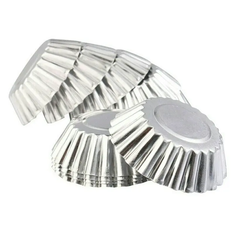 (20 pcs) Cetakan Kue Pie Stainless Soes Sus Terang Bulan Pai Mini 2