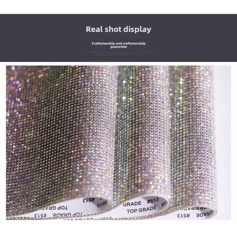 Product Introduction of Car Rhinestone Stickers, Crystal Sparkling Diamond Stickers, DIY Diamond Back Adhesive, Cross-border Self-adhesive, Hot Selling Rhinestone Accessories 1