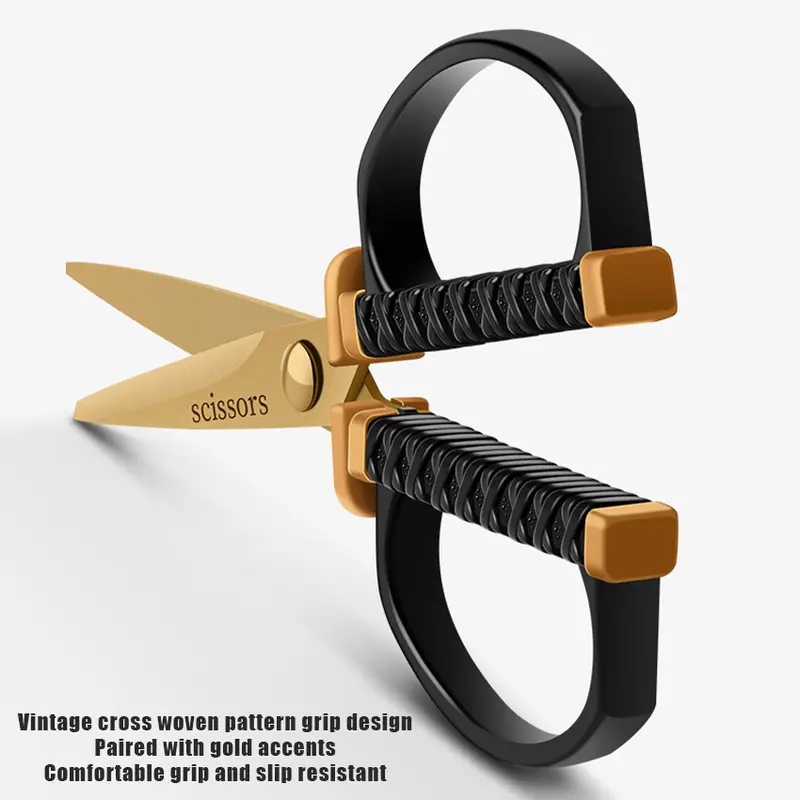 Vintage Scissors Gunting Mini Portable Stainless Steel Multifungsi untuk Jahit Kain Benang Kertas dan Nail Art dengan Desain Unik Aman dan Praktis Digunakan 5