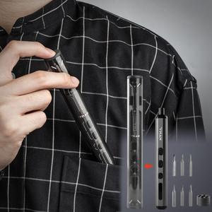 Mini Cordless 7-in-1 Rotary Tool Kit, Portable Electric Screwdriver Set, Adjustable Speed Electric Screwdriver Set for Electronics Repair