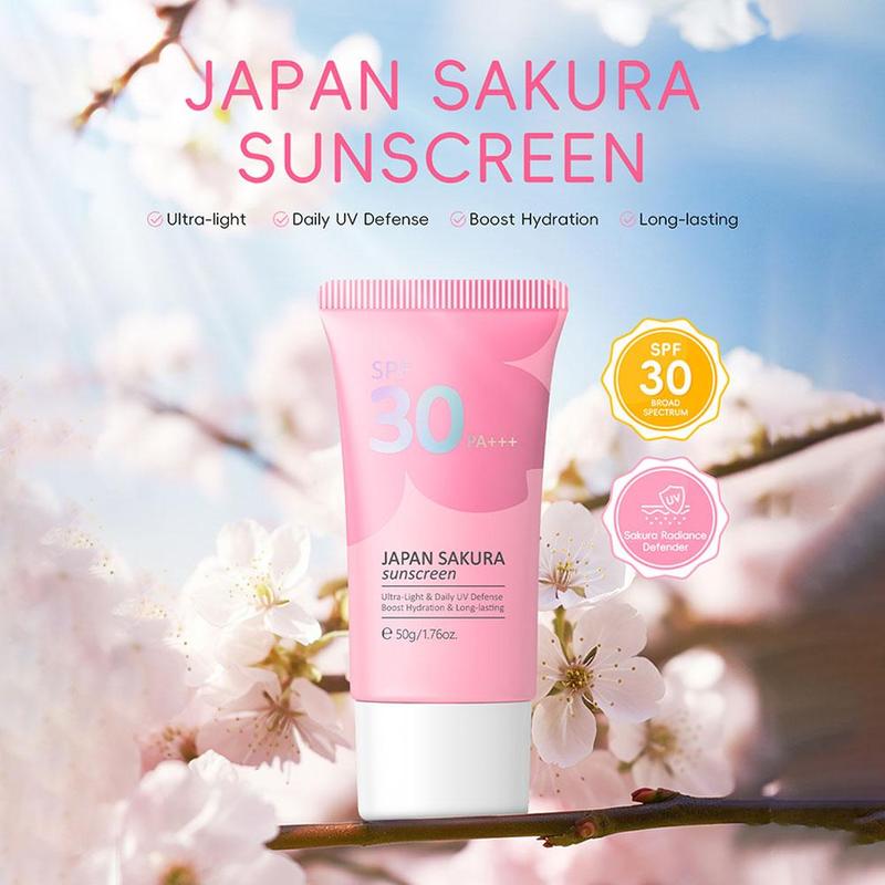 Product Introduction of LAIKOU JAPAN Sakura Sunscreen SPF 50 PA UV Protector 50g 44
